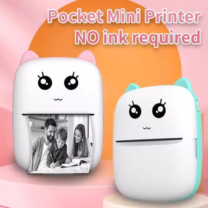 Portable thermal mini printer